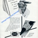 1957 Eska Watch Company Does Your Watch Correspond to Your Social Status Swiss Ad Advert
