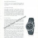 Breitling Navitimer 1957 Swiss Magazine Article Les Voyages Par Air by G Caspari