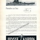 Ulysse Nardin Marine Chronometer Watch Advert Paradox at Sea 1957 Swiss Print Ad Advert Suisse Ulysse Nardin Marine Chronometer Watch Advert Paradox at Sea 1957 Swiss Print Ad Advert Suisse