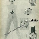 Vintage 1957 Angelus Stolz Freres SA Switzerland 1950s Swiss Ad Advert Suisse Schweiz