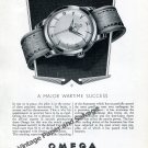Vintage 1951 Omega Seamaster A Major Wartime Success RAF Pilots 1950s Swiss Ad Advert Suisse