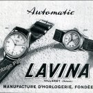 1950 Lavina Automatic Watch Advert Vintage Swiss Print Ad Suisse Switzerland 1950 Lavina Automatic Watch Advert Vintage Swiss Print Ad Suisse Switzerland