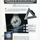 1950 Jaeger-LeCoultre Switzerland Vintage Swiss Print Ad Advert Suisse Memovox