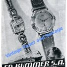 1950 Ed Kummer SA Atlantic Watch Co Opus Aristex Ariston Swiss Ad Advert Suisse