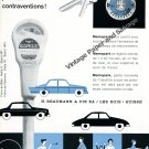 Vintage 1959 Memopark H Beaumann & Cie SA Switzerland 1950s Swiss Ad Advert Suisse