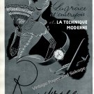 Vintage 1943 Record Watch Company Switzerland 1940s Swiss Ad Advert Suisse Vintage 1943 Record Watch Company Switzerland 1940s Swiss Ad Advert Suisse