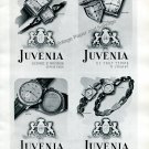 Vintage 1943 Juvenia Watch Company Elegance et Precision 1940s Swiss Ad Advert Suisse