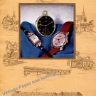 Vintage 1943 Buren Watch Company Switzerland 1940s Swiss Print Ad Advert Suisse