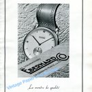 Vintage 1943 Eberhard Watch Company Switzerland 1940s Swiss Ad Advert Publicite Suisse