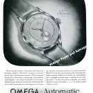 Vintage 1944 Omega Automatic Watch Advert La Montre de l'Avenir 1940s Swiss Ad Advert Suisse
