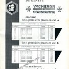 1957 Vacheron et Constantin First Place at the Geneva Observatory Swiss Ad Advert Suisse 1957 Vacheron et Constantin First Place at the Geneva Observatory Swiss Ad Advert Suisse