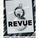 Vintage 1942 Revue Watch Company Thommen SA Switzerland 1940s Swiss Ad Advert Suisse