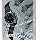 Vintage 1942 Record Watch Company Switzerland Original 1940s Swiss Print Ad Advert Suisse