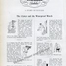 1946 Rolex The Oyster and the Waterproof Watch A Story of Success Vintage 1940s Swiss Print Ad