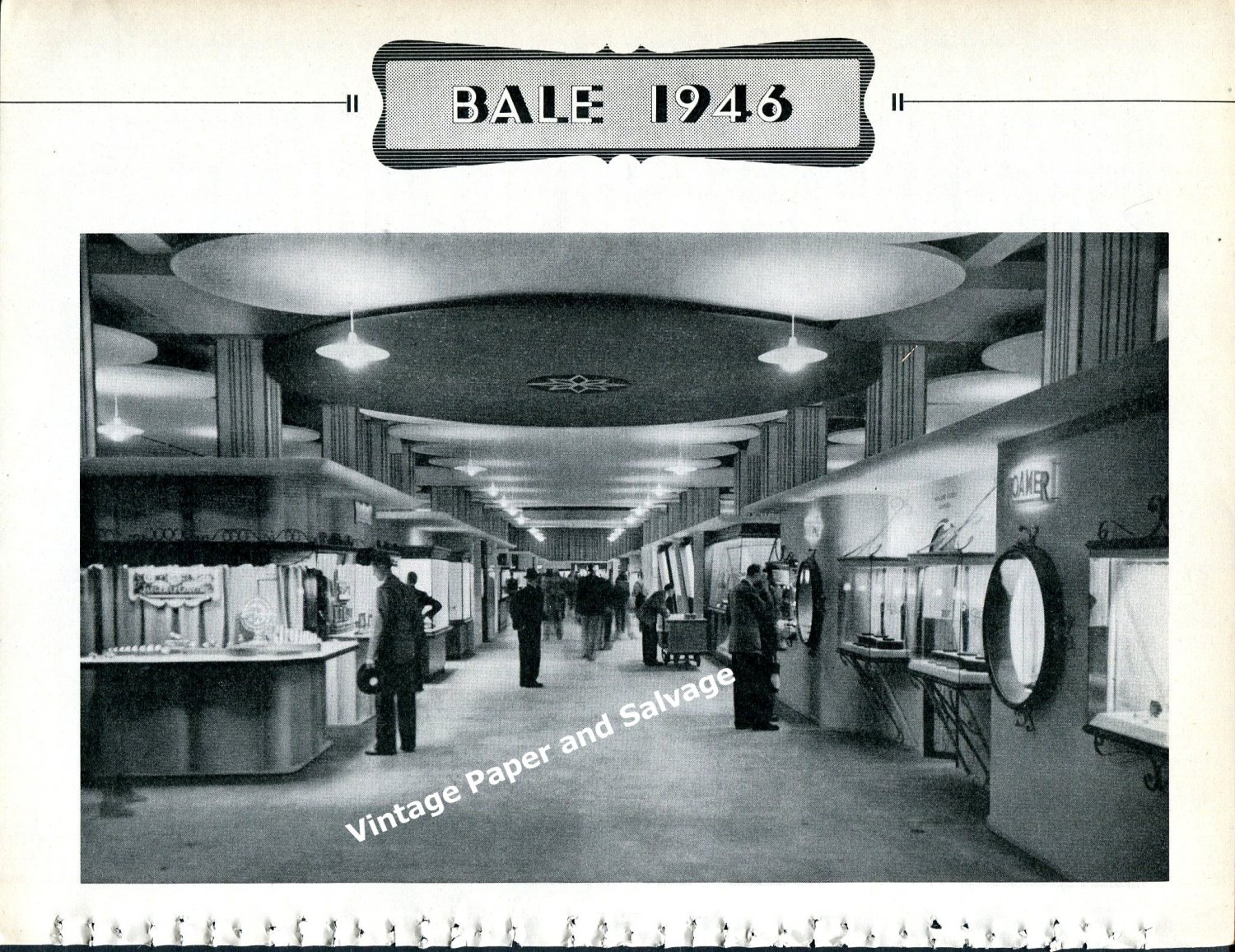 Vintage 1946 Swiss Watch Fair Basel Switzerland Exhibitor Photos Foire de Bale Suisse