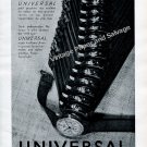 Vintage 1942 Universal Geneve Watch Company Switzerland 1940s Swiss Ad Advert Suisse Vintage 1942 Universal Geneve Watch Company Switzerland 1940s Swiss Ad Advert Suisse