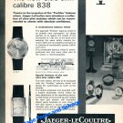 1964 Jaeger-LeCoultre 838 Watch Advert Vintage 1960s Swiss Print Ad Publicite Suisse 1964 Jaeger-LeCoultre 838 Watch Advert Vintage 1960s Swiss Print Ad Publicite Suisse