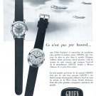 Vintage 1954 Gruen Watch Company TWA Trans World Airlines Aviation 1950s Swiss Print Ad Vintage 1954 Gruen Watch Company TWA Trans World Airlines Aviation 1950s Swiss Print Ad
