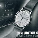1943 Era Watch Company C Ruefli-Flury & Co Switzerland Vintage 1940s Swiss Ad 1943 Era Watch Company C Ruefli-Flury & Co Switzerland Vintage 1940s Swiss Ad