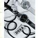 Vintage 1943 Doxa Watch Company Switzerland Original 1940s Swiss Print Ad Suisse Horology