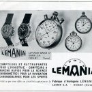 Vintage 1943 Lemania Watch Company Lugrin SA Switzerland 1940s Swiss Print Ad Advert Suisse Vintage 1943 Lemania Watch Company Lugrin SA Switzerland 1940s Swiss Print Ad Advert Suisse