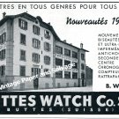 Vintage 1942 Buttes Watch Co SA Switzerland 1940s Swiss Print Ad Advert Suisse Schweiz Vintage 1942 Buttes Watch Co SA Switzerland 1940s Swiss Print Ad Advert Suisse Schweiz