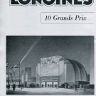 1940 Longines-Wittnauer Watch Company 10 Grands Prix Vintage Swiss Print Ad Suisse CH