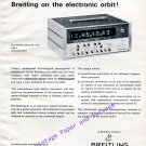 Vintage 1968 G Leon Breitling Breitling Electrosplit Timer Advert Swiss Print Ad Horology