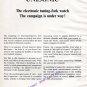 Vintage 1968 Universal Geneve Watch Co Man on the Moon Unisonic 1960s Swiss Print Ad Advert