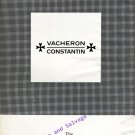Vintage 1968 Vacheron Constantin Watch Co The Oldest Watchmakers in the World 1960s Swiss Print Ad Vintage 1968 Vacheron Constantin Watch Co The Oldest Watchmakers in the World 1960s Swiss Print Ad