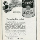 1920 Campbell's Soup Throwing the Switch to Health & Cheer Railroad Print Ad Camden NJ 1920 Campbell's Soup Throwing the Switch to Health & Cheer Railroad Print Ad Camden NJ