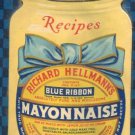 1926 Hellmann's Blue Ribbon Mayonnaise Richard Hellmann Mayo Hangable Calendar Long Island City