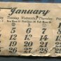 1926 Hellmann's Blue Ribbon Mayonnaise Richard Hellmann Mayo Hangable Calendar Long Island City