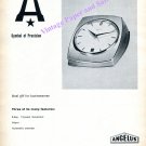 Vintage 1960 Angelus Descodate Clock Advert Stolz Freres Switzerland 1960 Swiss Print Ad Vintage 1960 Angelus Descodate Clock Advert Stolz Freres Switzerland 1960 Swiss Print Ad