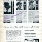 1960 Universal Geneve Watch Company Your Clients' Best Watch Should Be A Universal Swiss Ad 1960 Universal Geneve Watch Company Your Clients' Best Watch Should Be A Universal Swiss Ad