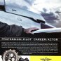 Breitling Navitimer Watch Ad John Travolta Aviation Pilot 2001 Magazine Advert