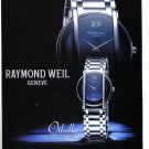 Raymond Weil Watch Company Geneve 2001 Othello Watch Ad Magazine Advertisement Raymond Weil Watch Company Geneve 2001 Othello Watch Ad Magazine Advertisement