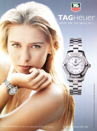 Maria Sharapova At Arrivals For Tag Heuer Aquaracer Wristwatch