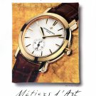 Vacheron Constantin Watch Company Masterpieces 2001 Ad Magazine Advertisement