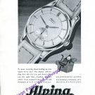 1949 Alpina Automatic Watch Advert Alpina Union Horlogere SA Vintage 1940s Swiss Print Ad 1949 Alpina Automatic Watch Advert Alpina Union Horlogere SA Vintage 1940s Swiss Print Ad