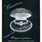 1949 Ebel Watch Company Fabrique Ebel SA Switzerland 1940s Swiss Print Ad Advert