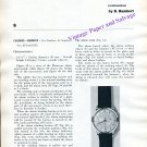 1960 Jaeger-LeCoultre Memovox The Alarm Wrist Watch No. 814 No. 815 by B. Hubert Swiss Suisse
