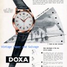 1956 Doxa Watch Company Instantaneous Second Vintage Swiss Print Ad Switzerland