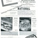 1948 National Watch Company National SA Switzerland Vintage 1940s Swiss Print Ad