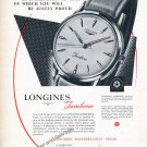 1959 Longines Jamboree Watch Advert Vintage 1950s Swiss Print Ad Switzerland 1959 Longines Jamboree Watch Advert Vintage 1950s Swiss Print Ad Switzerland
