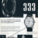 1959 Sandoz 333 Automatic Watch Advert Vintage 1950s Swiss Print Ad Henri Sandoz 1959 Sandoz 333 Automatic Watch Advert Vintage 1950s Swiss Print Ad Henri Sandoz