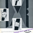 1960 Favre-Leuba Watch Company Geneve Switzerland Vintage Swiss Print Ad Suisse