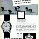 1960 Sandoz 333 Watch Advert Revolutionize the Automatic Watch Swiss Print Ad