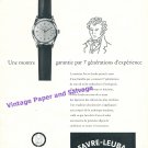 1957 Favre-Leuba Watch Company 7 Generations of Experience 1950 Swiss Print Ad 1957 Favre-Leuba Watch Company 7 Generations of Experience 1950 Swiss Print Ad