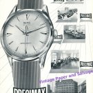 1957 Precimax Watch Company Switzerland Vintage 1950s Swiss Print Ad Suisse 1957 Precimax Watch Company Switzerland Vintage 1950s Swiss Print Ad Suisse